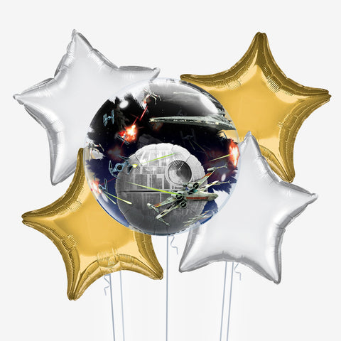 Star Wars Death Star Bubble Balloons - Box Balloons