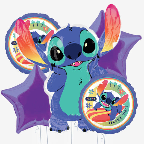 Lilo & Stitch Purple Balloons | Box Balloons | Next-Day Balloon Delivery
