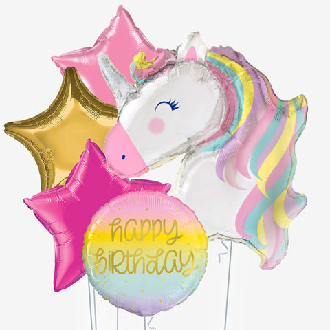 Unicorn Sparkle Balloons | Box Balloons | Next-Day Balloon Delivery