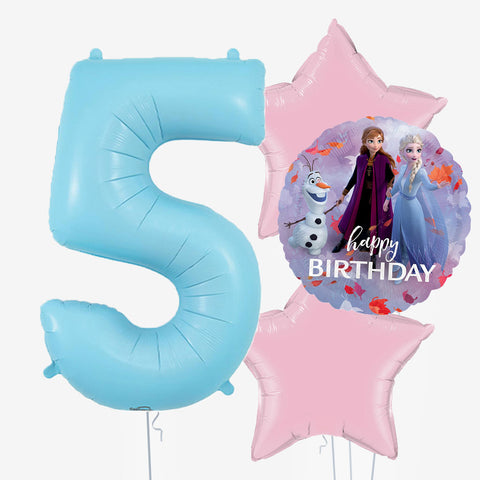 Frozen Birthday & Number Balloons | Box Balloons | Next-Day Balloon Delivery