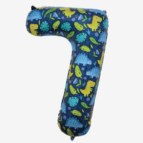 34” Dinosaur Number Balloons | Box Balloons | Next-Day Balloon Delivery