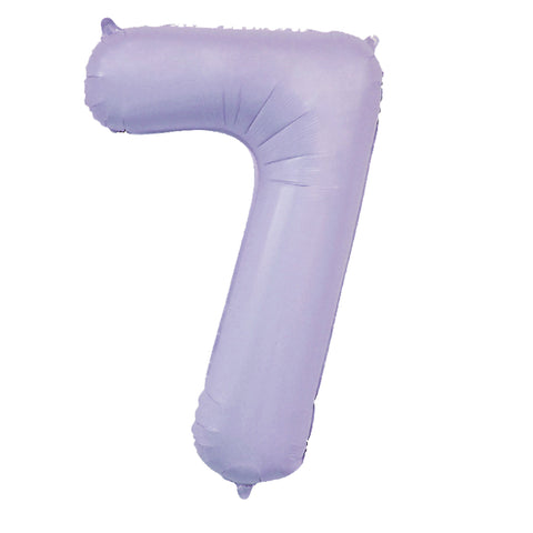34" Matte Lilac Number Balloons | Box Balloons | Next-Day Balloon Delivery