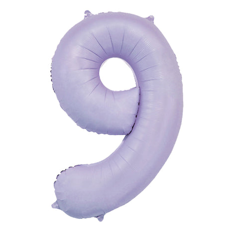 34" Matte Lilac Number Balloons | Box Balloons | Next-Day Balloon Delivery