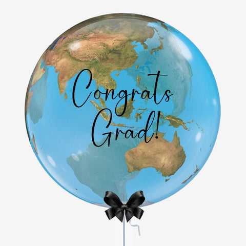 Personalised Earth Bubble Balloon - Box Balloons