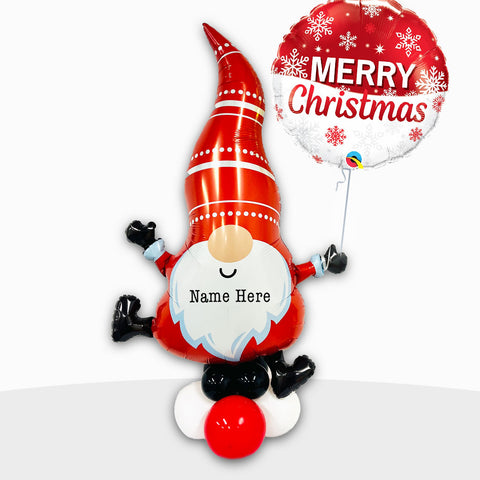 Personalised Gnome Balloon Stack - Box Balloons
