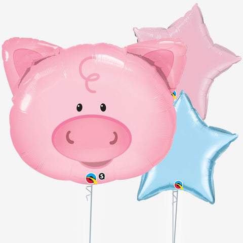 Happy Pig Balloons - Box Balloons