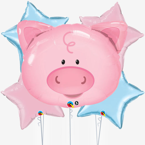 Happy Pig Balloons - Box Balloons