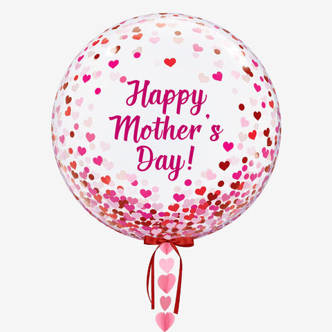 Personalised Heart Bubble Balloon | Box Balloons | Next-Day Balloon Delivery