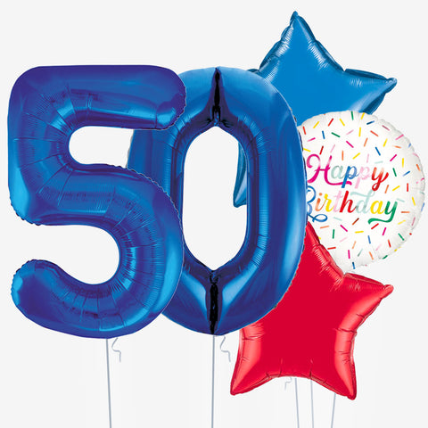 Birthday Cake & Number Balloons | Box Balloons | Next-Day Balloon Delivery