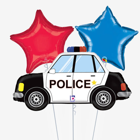 Police Car Balloons - Box Balloons