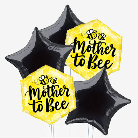 Mother To Bee Heart Balloons | Box Balloons | Next-Day Balloon Delivery