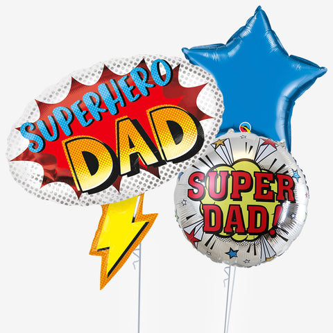 SuperHero Dad Balloons - Box Balloons