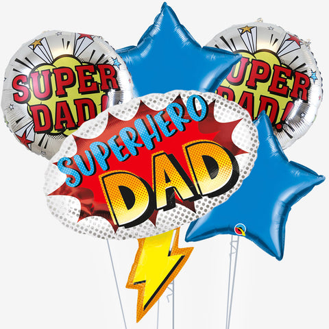 SuperHero Dad Balloons - Box Balloons
