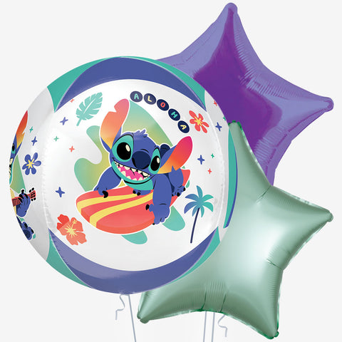 Lilo & Stitch Purple Orb Balloons | Box Balloons | Next-Day Balloon Delivery