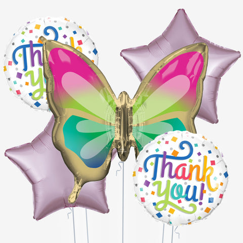 Thank You Butterfly Balloons | Box Balloons | Next-Day Balloon Delivery