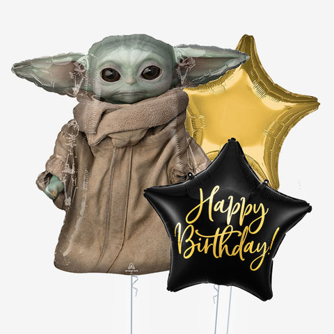 Star Wars Yoda Birthday Balloons - Box Balloons