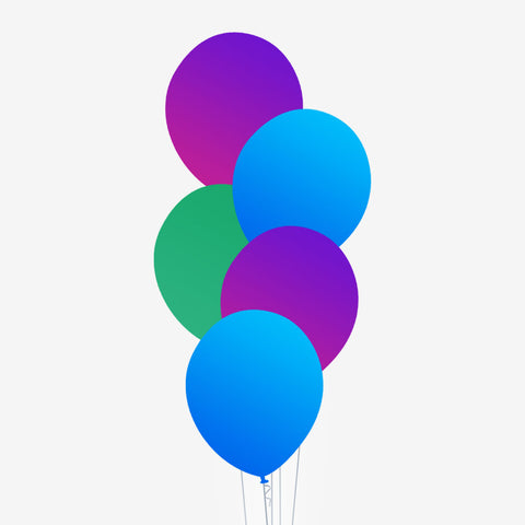 Latex Table Bunch Balloons - Box Balloons