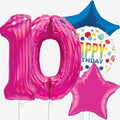 Hot Pink Birthday & Number Balloons | Box Balloons | Next-Day Balloon Delivery