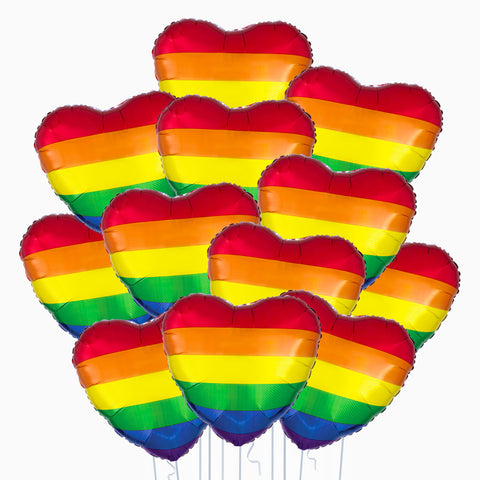 Pride Heart balloons
