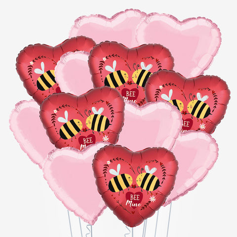 Bee Mine Heart Balloons - Box Balloons