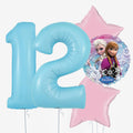 Frozen Birthday & Number Balloons - Box Balloons