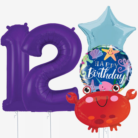 Under the Sea & Numbers Balloons