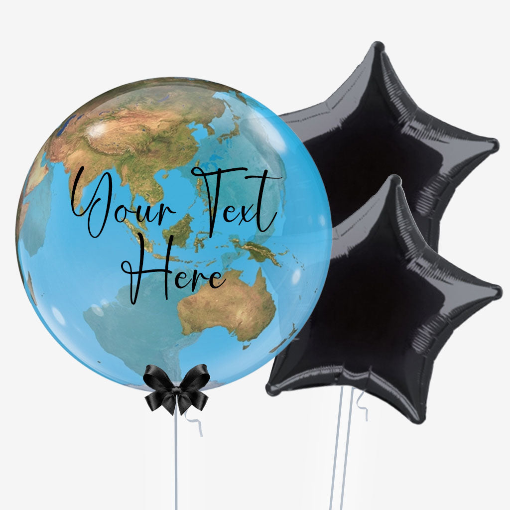 Personalised Earth Bubble Balloon