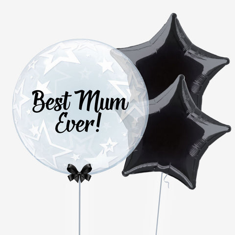 Personalised Stars Bubble Balloon