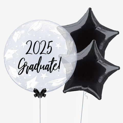 Personalised Graduation Caps Bubble Balloon