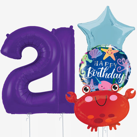 Under the Sea & Numbers Balloons