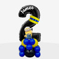 Personalised Minions Number Balloon Stack | Box Balloons | Next-Day Balloon Delivery