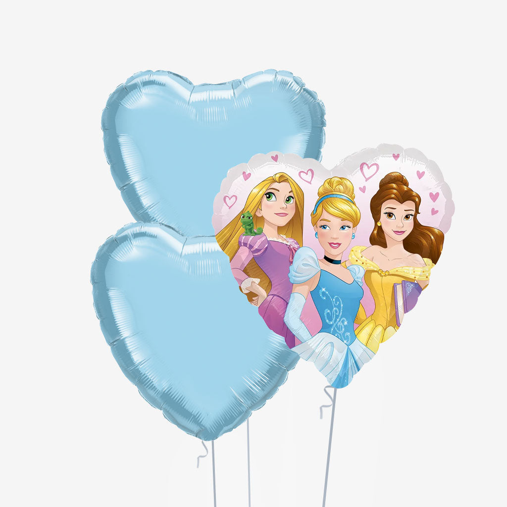 Princess Heart Number Balloons - Box Balloons