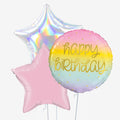 Pastel Pink Birthday Number Balloons - Box Balloons