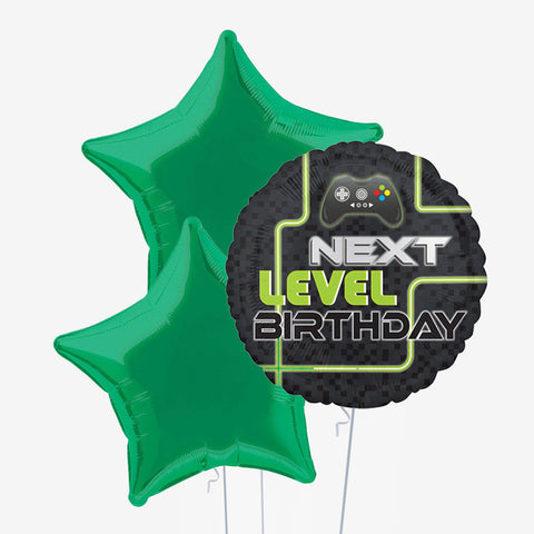 Next Level Gamer & Number Balloons | Box Balloons | Next-Day Balloon Delivery