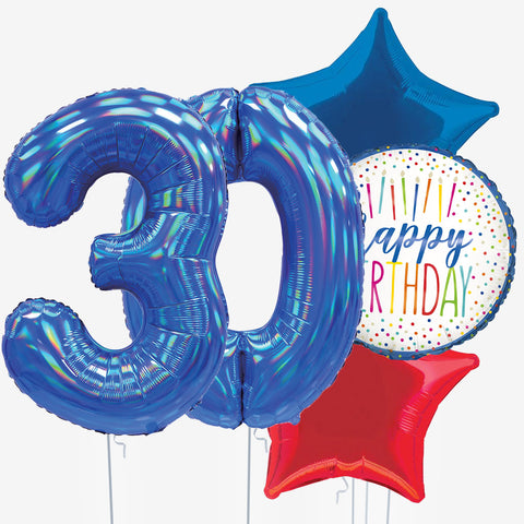 Birthday Candles & Number Balloons