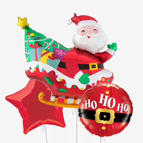 Jolly Santa Christmas Balloons