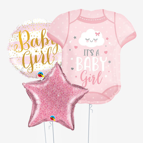 Baby Girl Balloons - Box Balloons