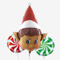 Naughty Elf Christmas Balloons - Box Balloons