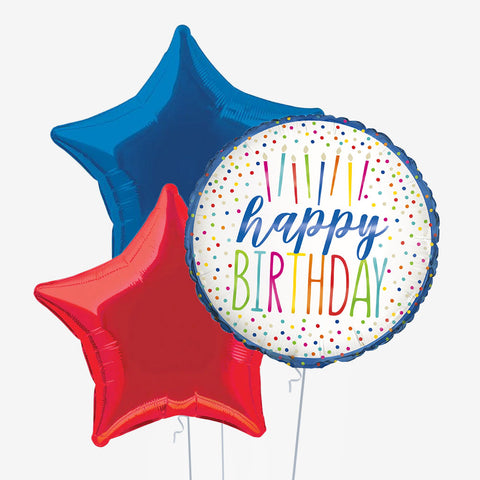 Birthday Candles & Number Balloons