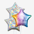 Rainbow Birthday & Number Balloons - Box Balloons