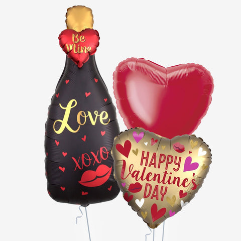 Valentine’s Day Champagne Balloons