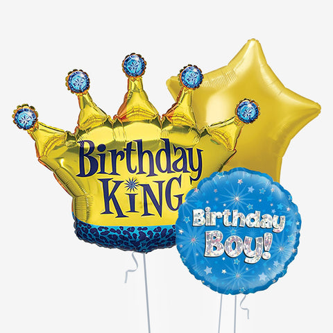 Birthday King Balloons