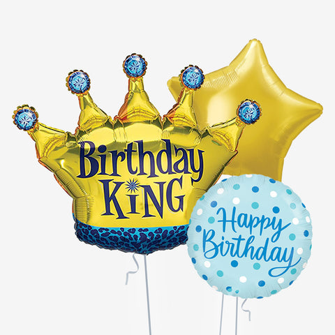 Birthday King Balloons