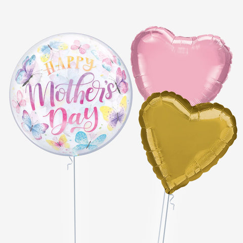 Mother's Day Butterfly Bubble Balloons