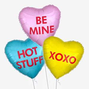 Candy Hearts Balloons