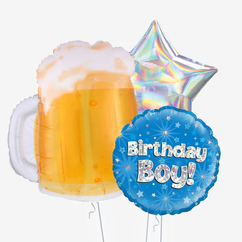 Cheers To The Birthday Boy Balloons