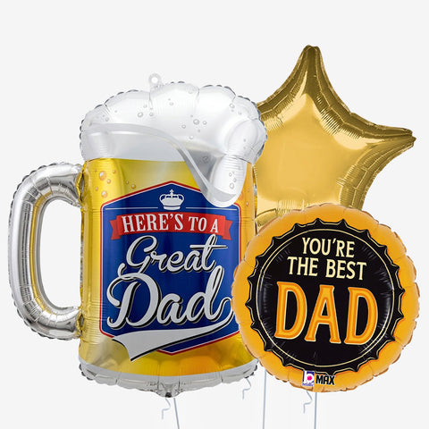 Cheers To The Best Dad Balloons