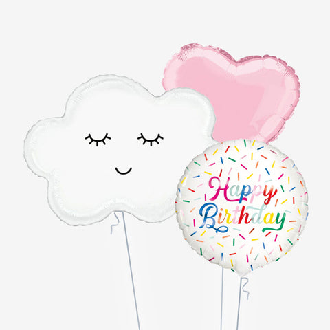 Cloud Birthday Balloons