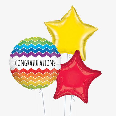 Colourful Congratulations Balloons