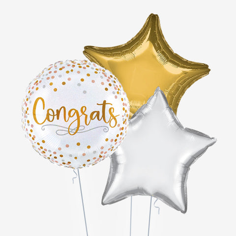 Congratulations Sparkle Balloons - Box Balloons